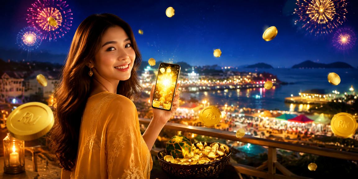Pengguna Malaysia mengakses kasino mudah alih mahkota888 pada telefon pintar